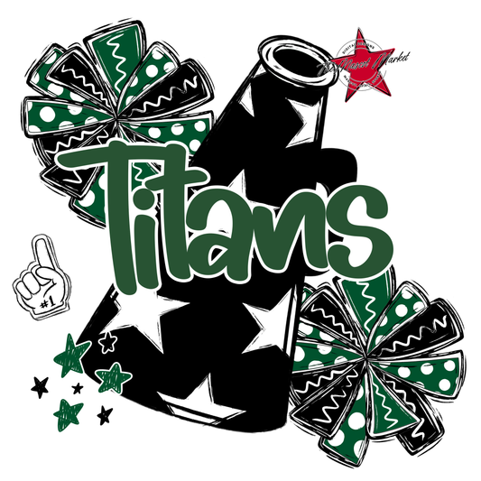 Titans Alpha Megaphone Design-Green