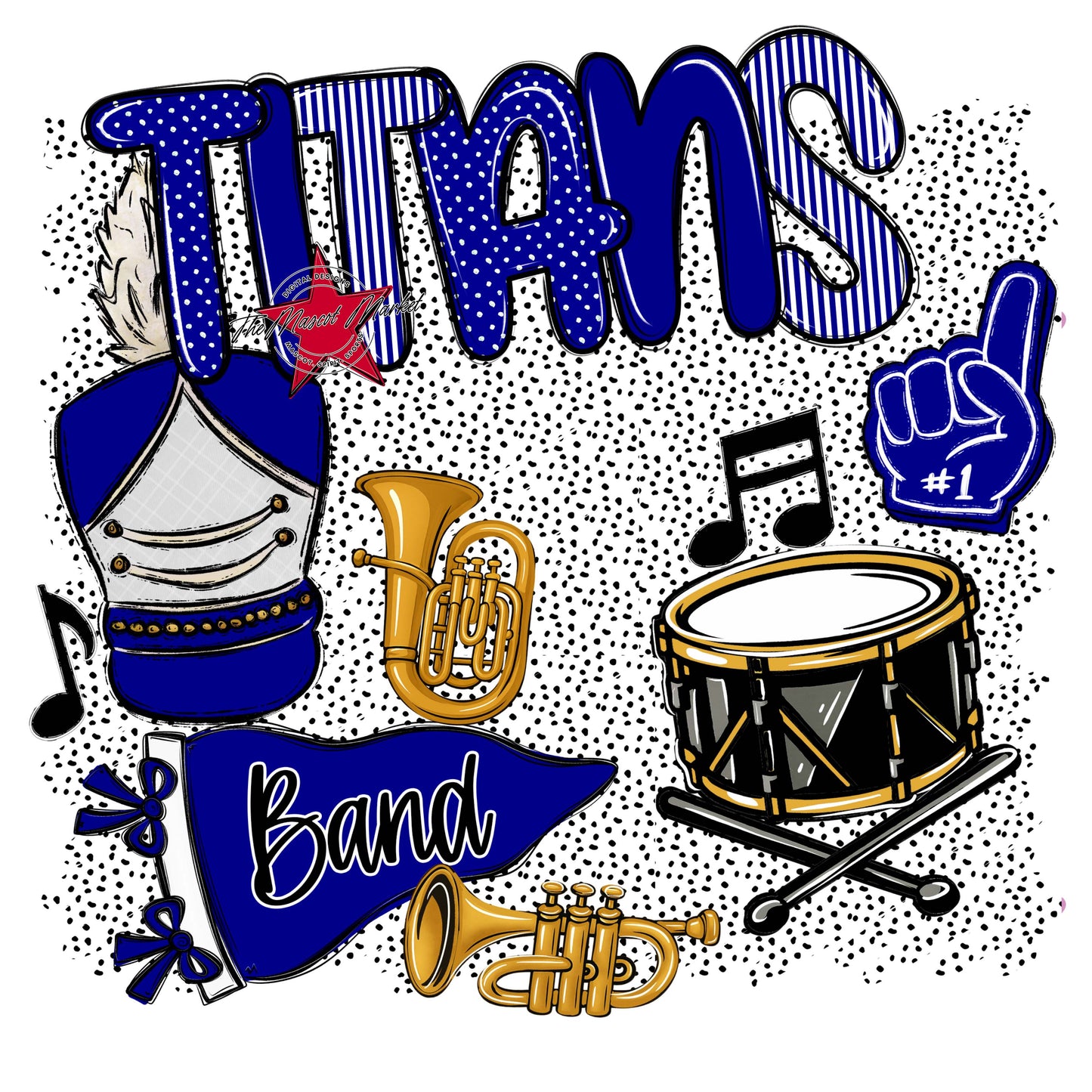Titans Band Spirit-Blue