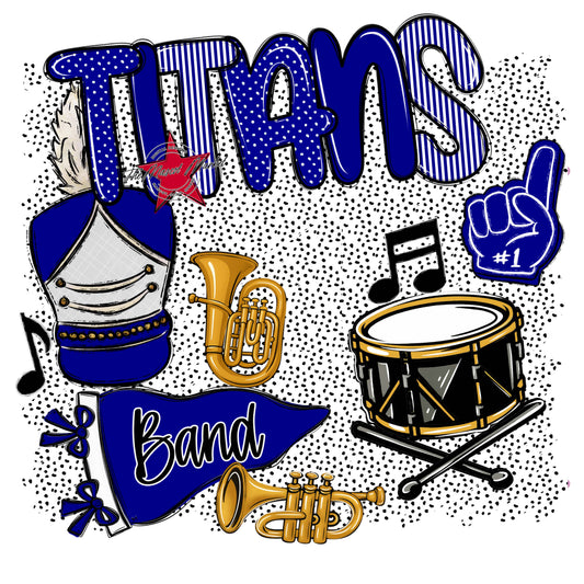 Titans Band Spirit-Blue