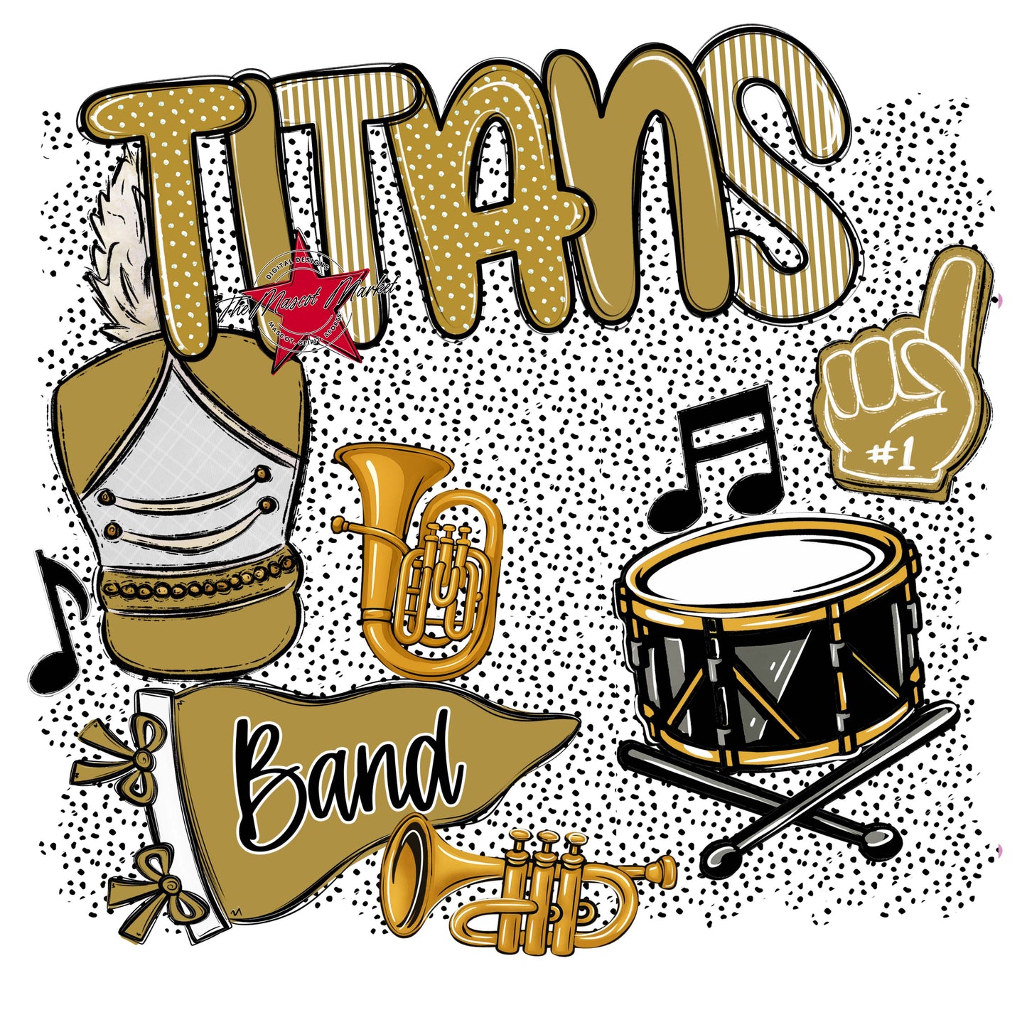 Titans Band Spirit-Gold