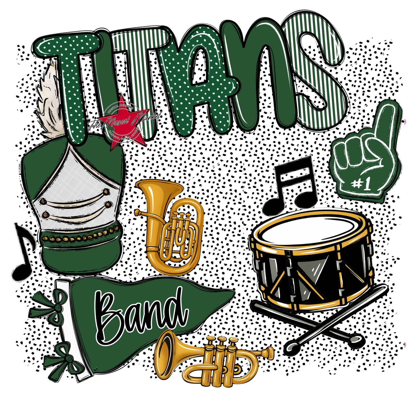 Titans Band Spirit-Green