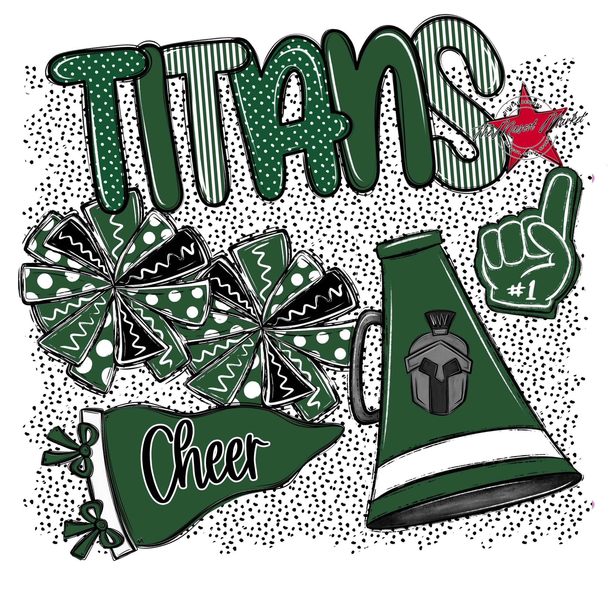 Titans Cheer Spirit-Green