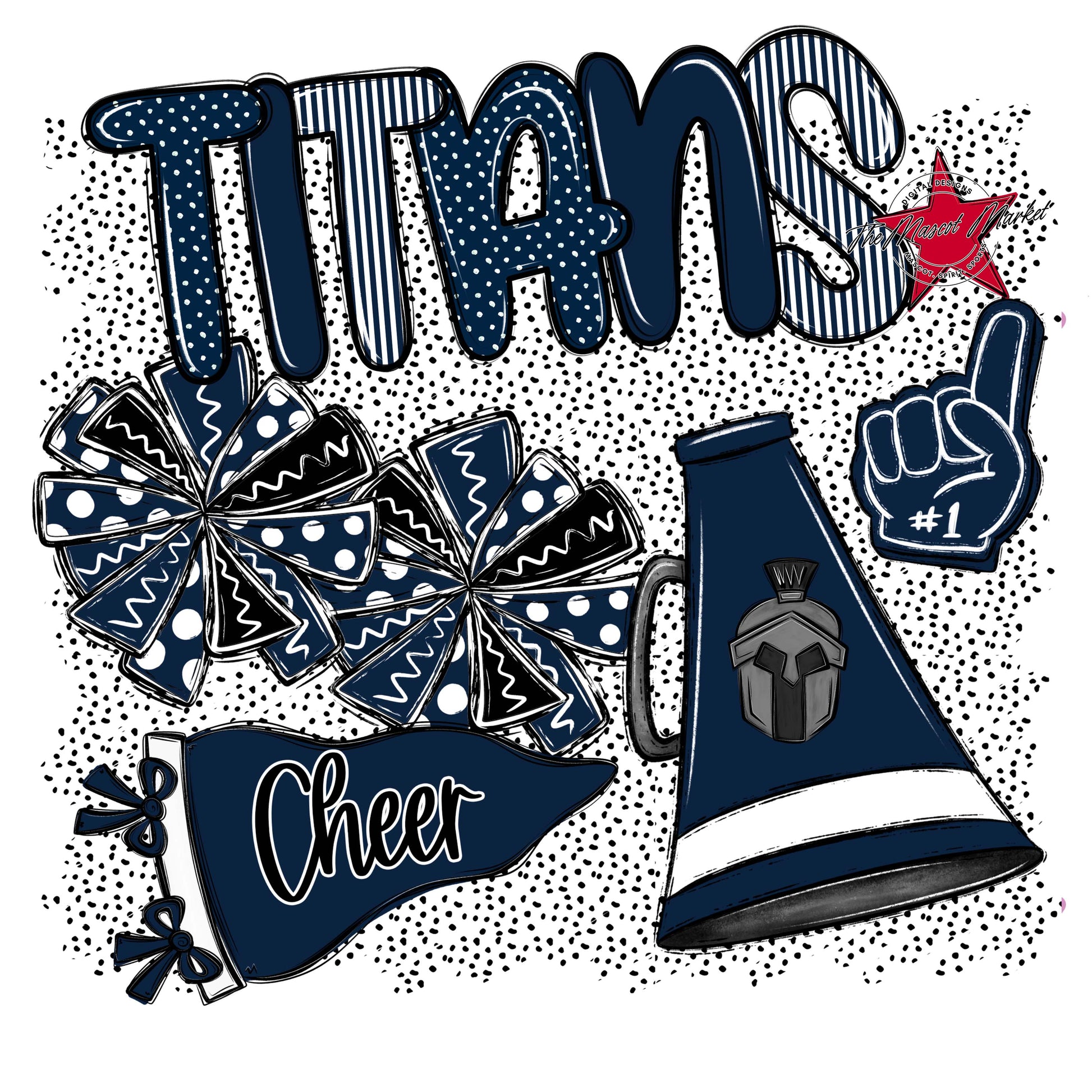 Titans Cheer Spirit-Navy