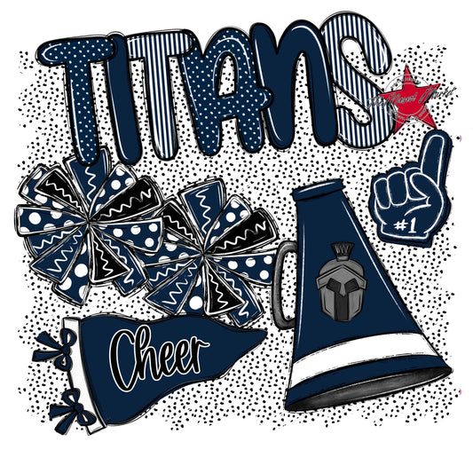 Titans Cheer Spirit-Navy