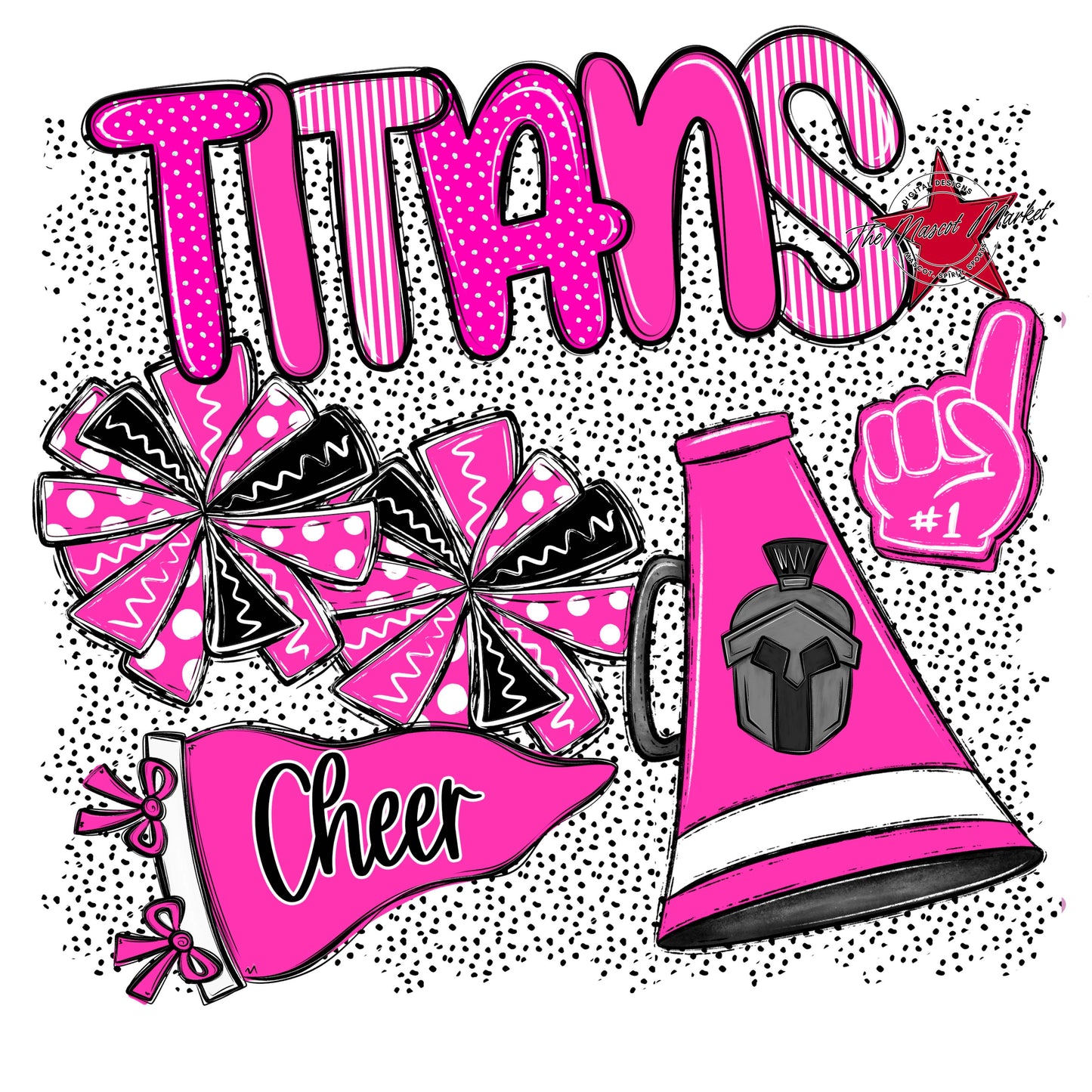 Titans Cheer Spirit-Pink