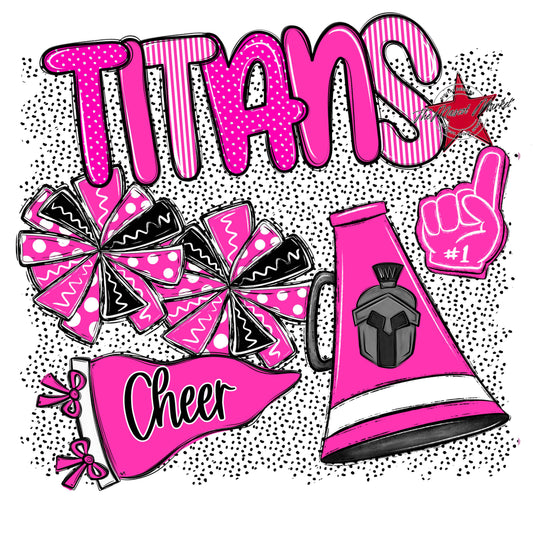 Titans Cheer Spirit-Pink