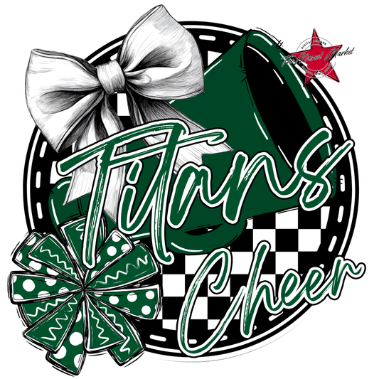 Titans Circle Cheer Design-Green