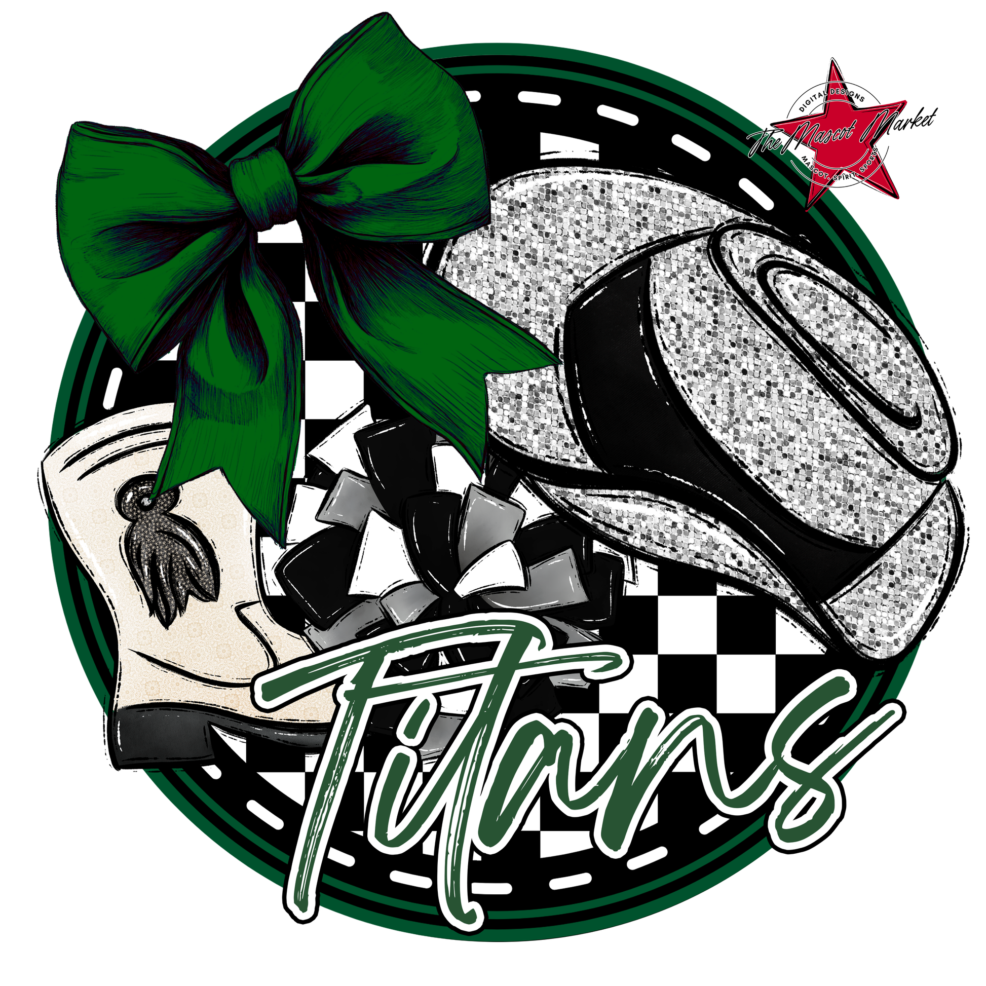 Titans Circle Drillteam Design-Green
