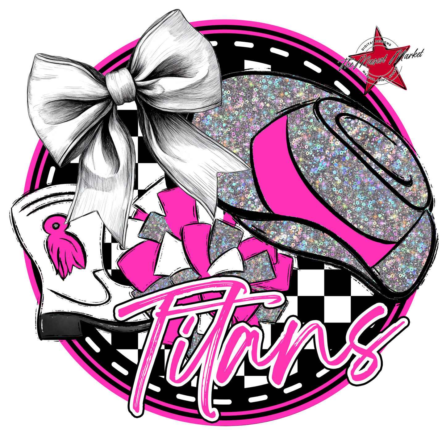 Titans Circle Drillteam Design-Pink