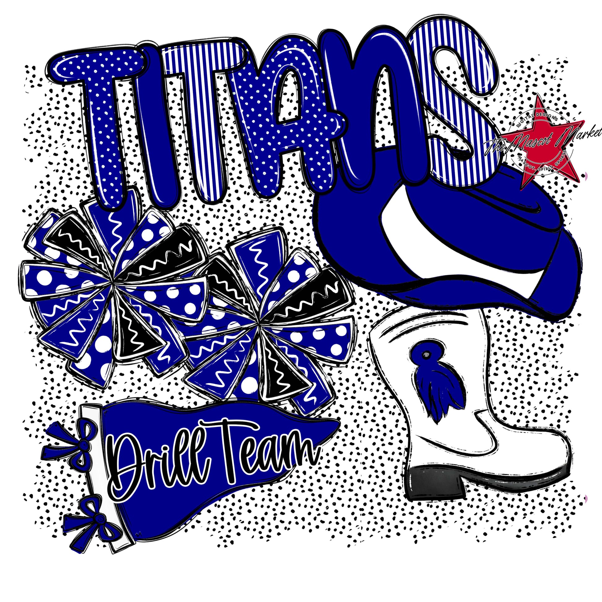 Titans Drillteam Spirit-Blue
