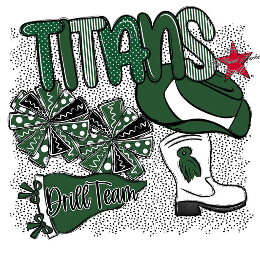 Titans Drillteam Spirit-Green