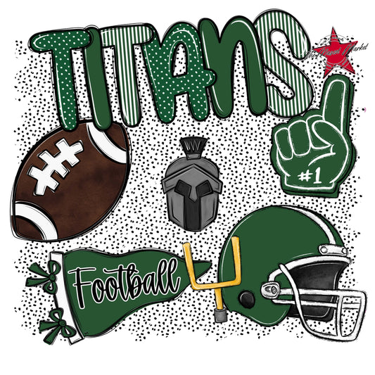 Titans Football Spirit-Green