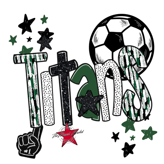Titans Soccer Scrape-Green