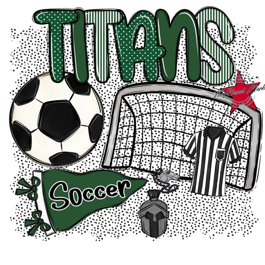 Titans Soccer Spirit-Green