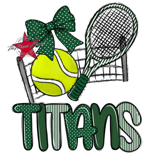 Titans Tennis Spirit Design-Green