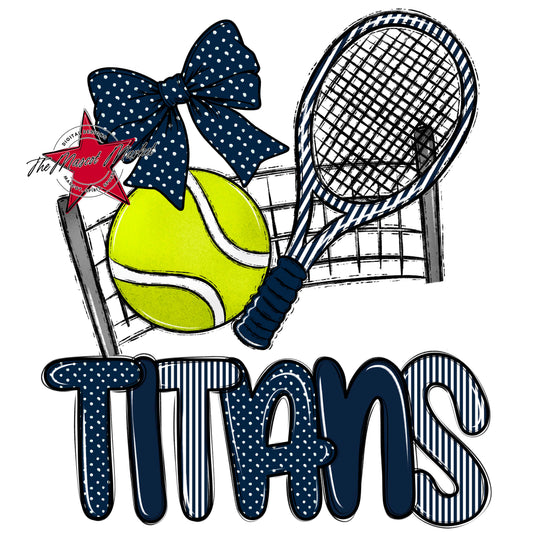 Titans Tennis Spirit Design-Navy