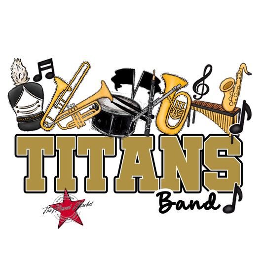 Titans Varsity Band-Gold