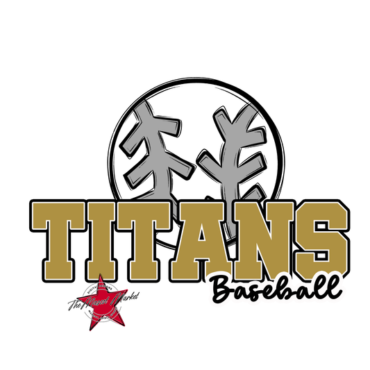 Titans Varsity Baseball-Gold