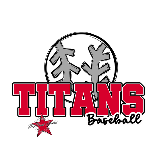 Titans Varsity Baseball-Red