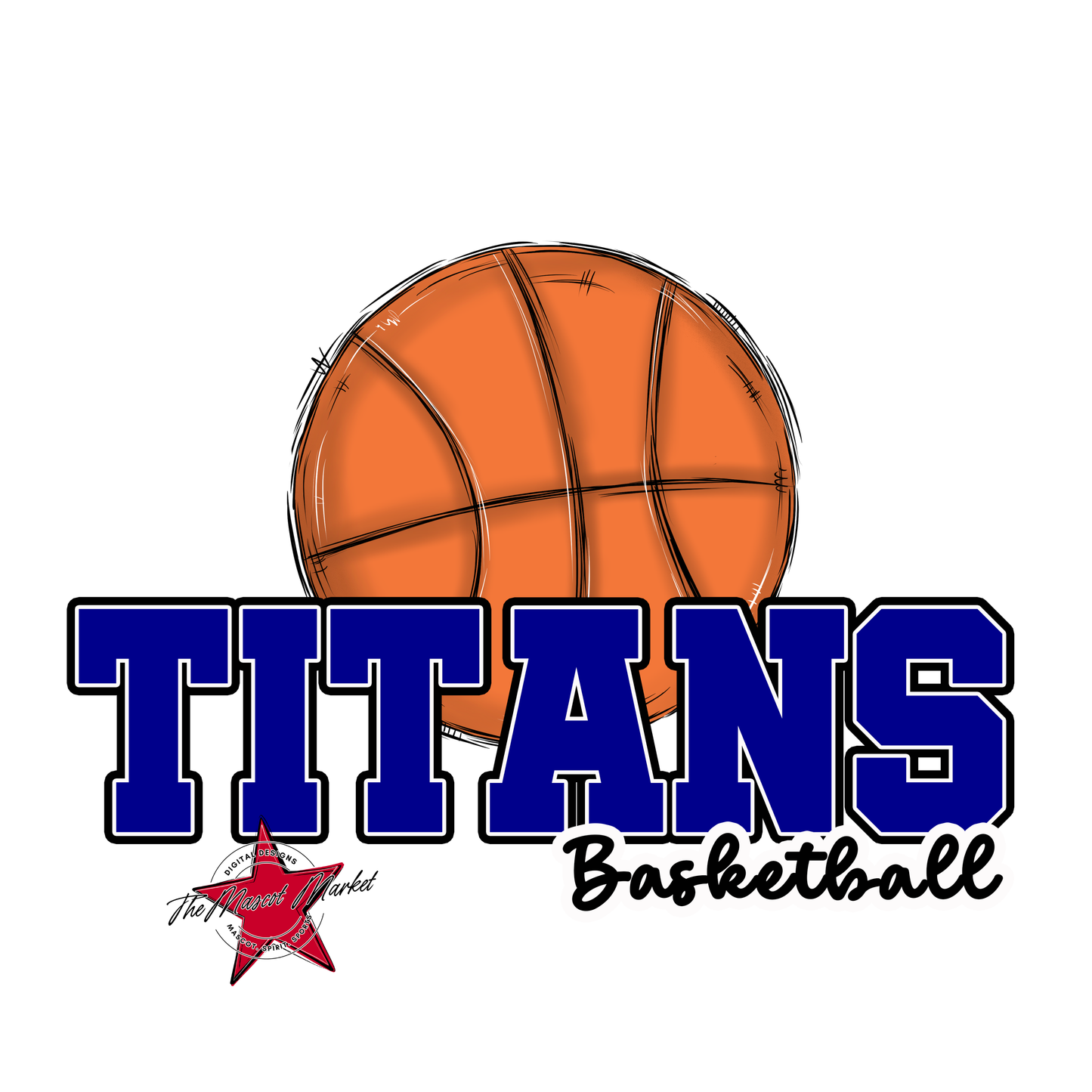 Titans Varsity Basketball-Blue