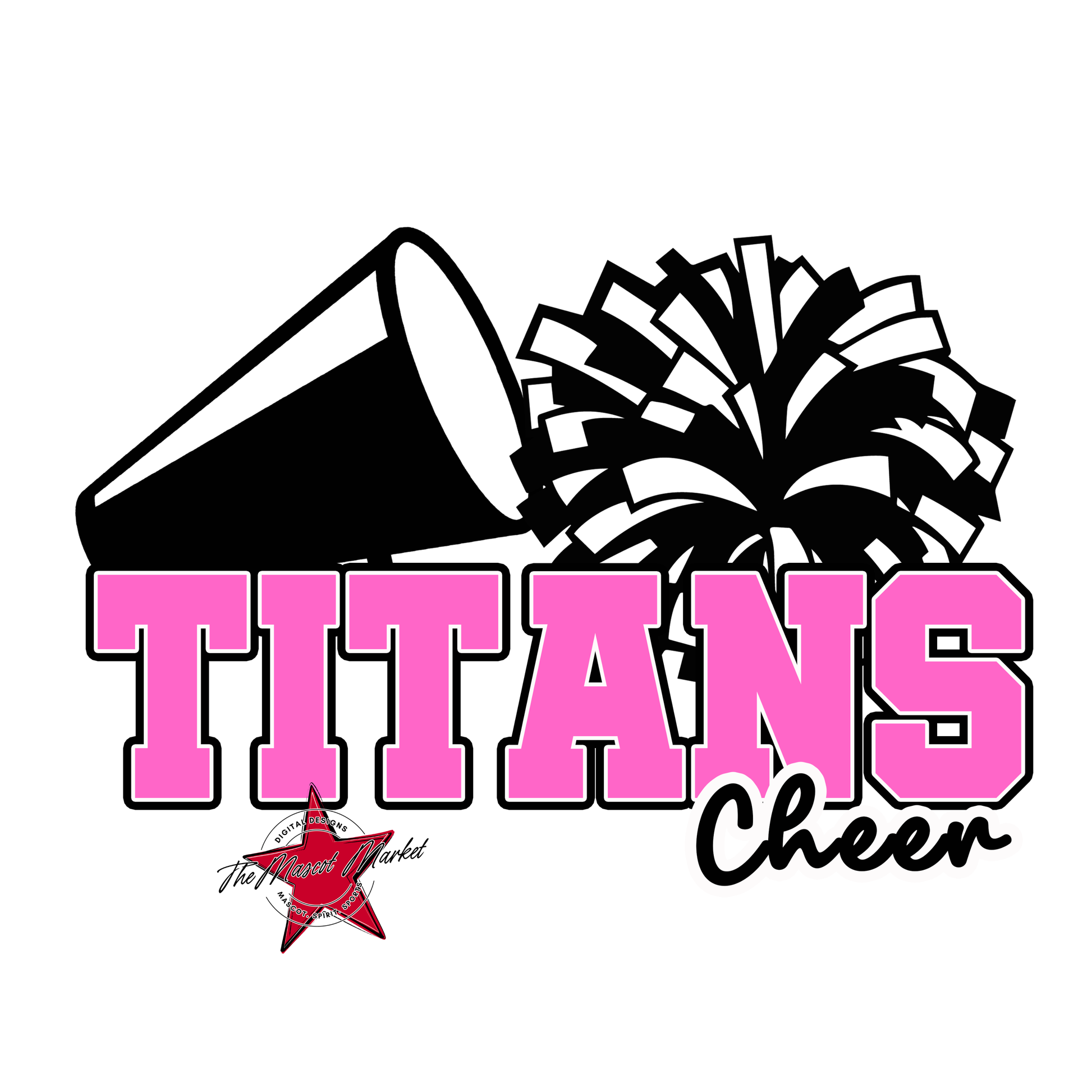 Titans Varsity Cheer-Baby Pink
