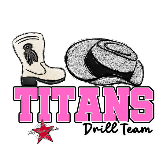 Titans Varsity Drillteam-Baby Pink