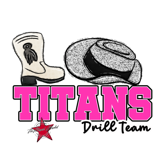 Titans Varsity Drillteam-Pink