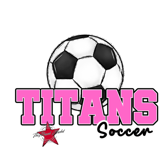 Titans Varsity Soccer-Baby Pink