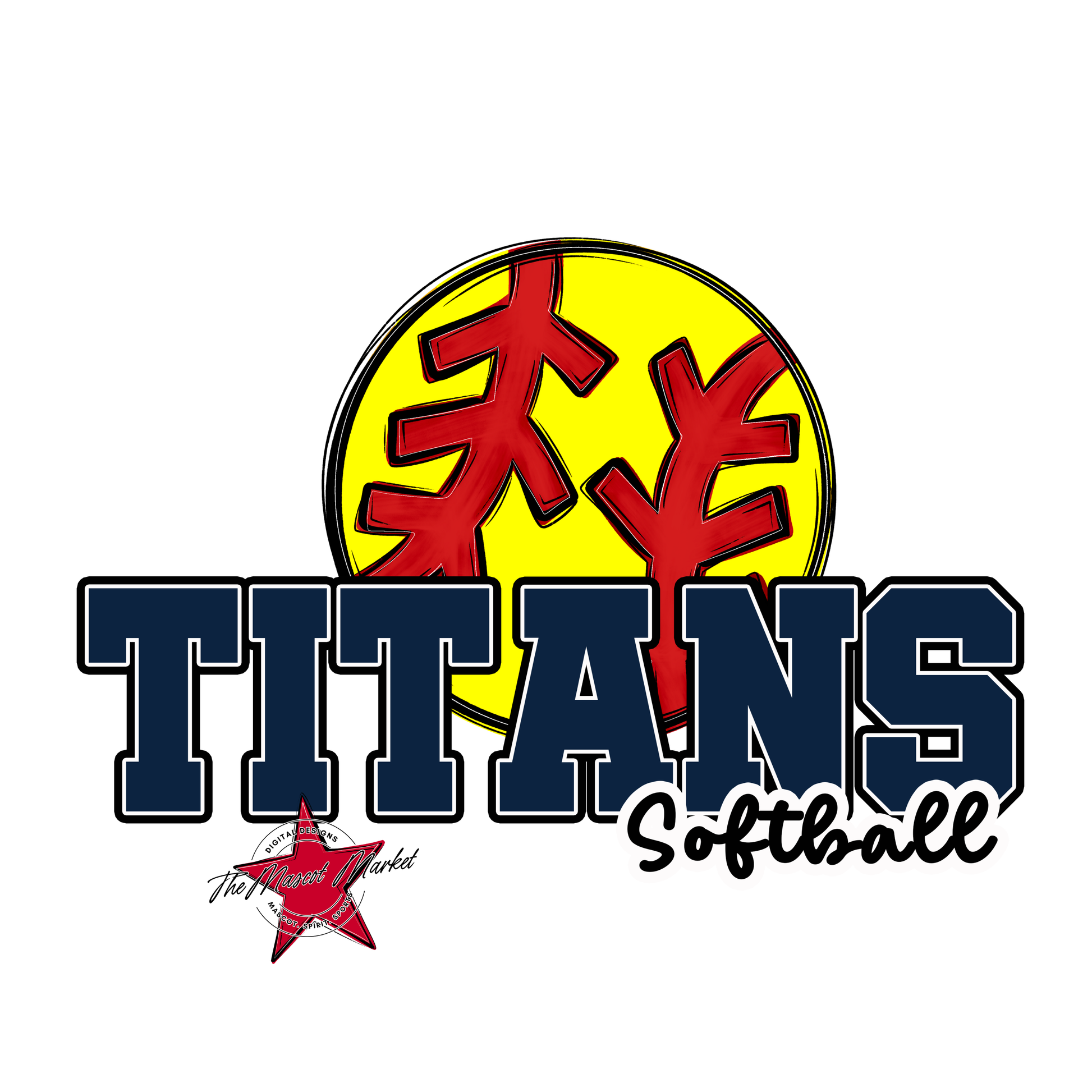 Titans Varsity Softball-Navy