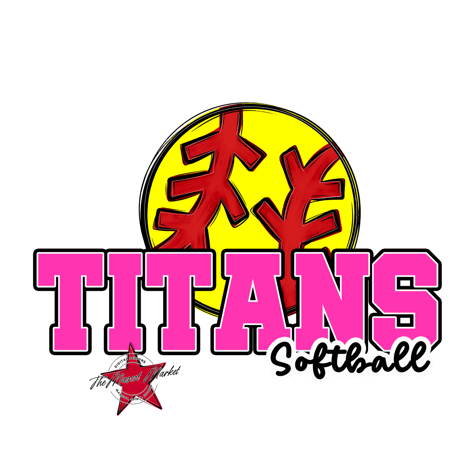 Titans Varsity Softball-Pink