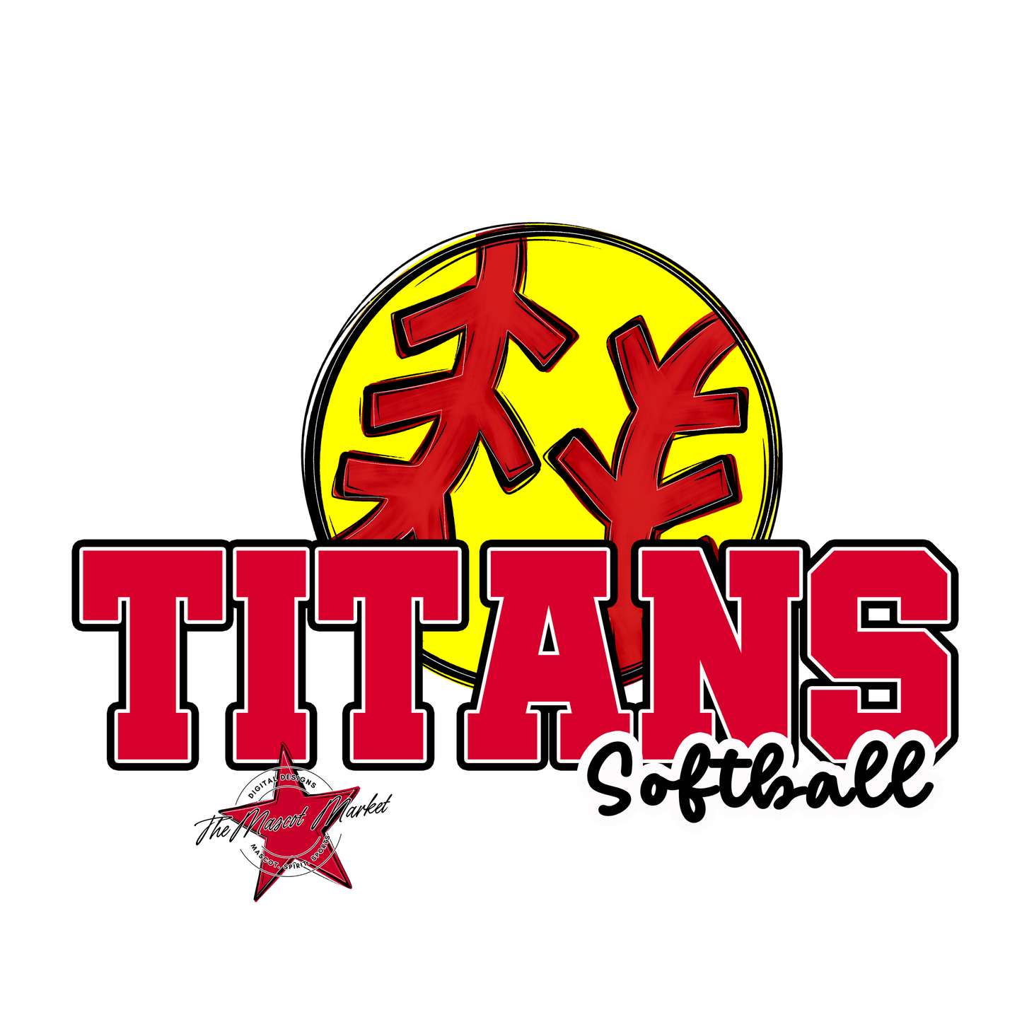 Titans Varsity Softball-Red
