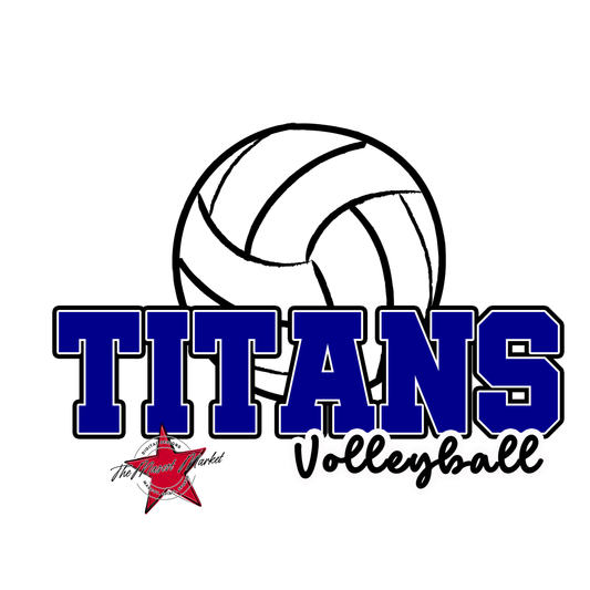 Titans Varsity Volleyball-Blue