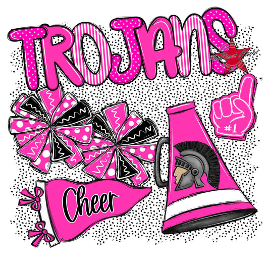 Trojans Cheer Spirit-Pink