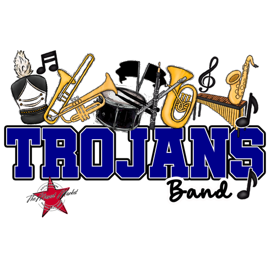 Trojans Varsity Band-Blue