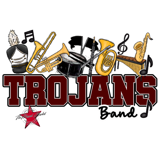 Trojans Varsity Band-Maroon