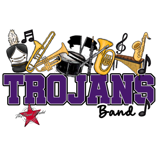 Trojans Varsity Band-Purple
