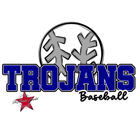 Trojans Varsity Baseball-Blue