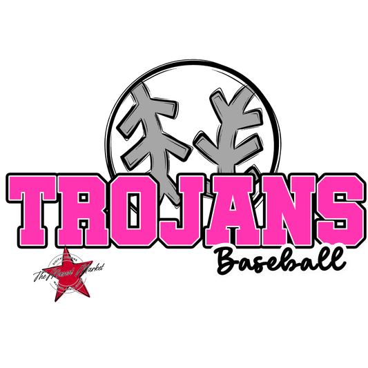 Trojans Varsity Baseball-Pink