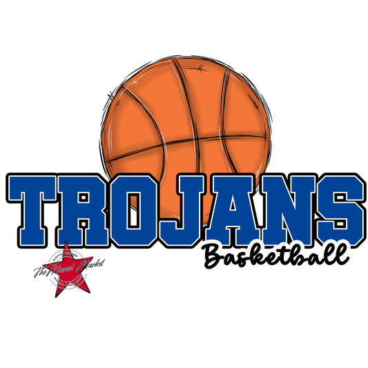 Trojans Varsity Basketball-Off Blue