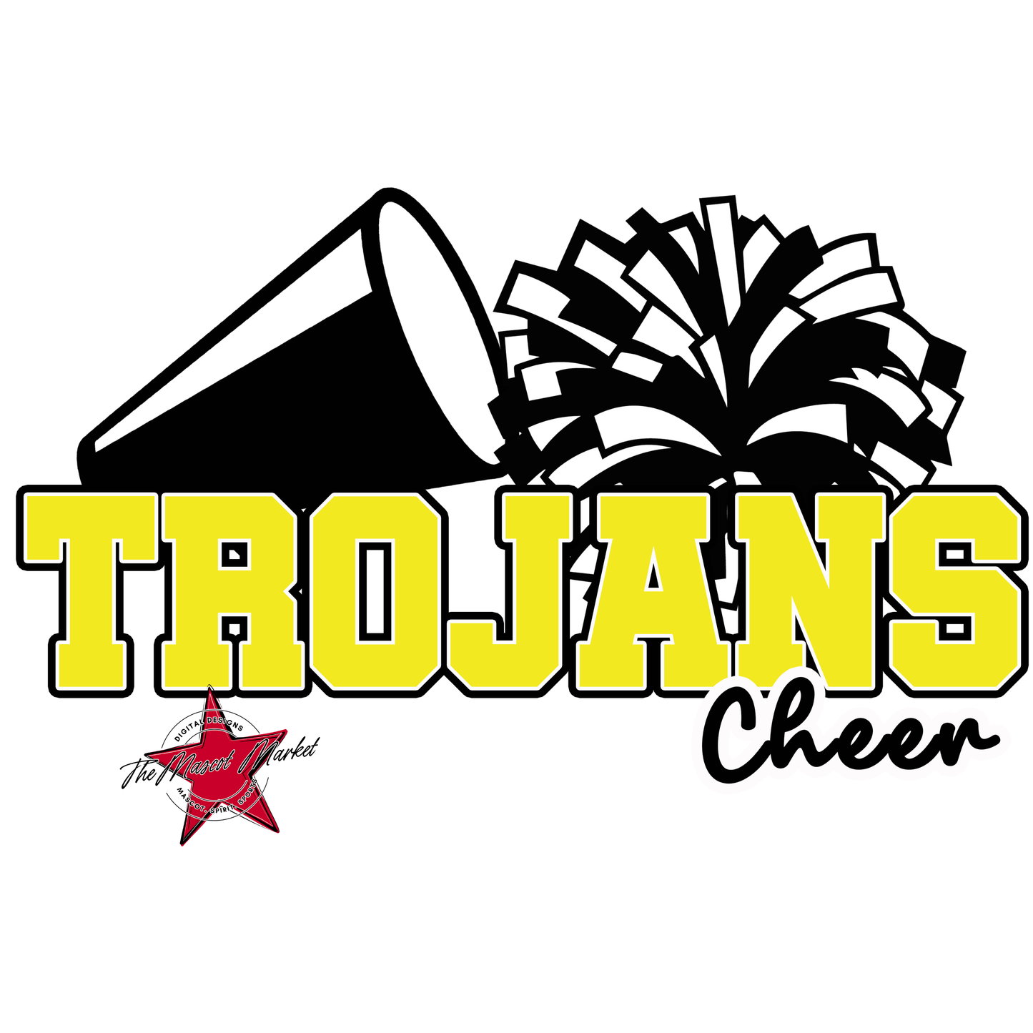 Trojans Varsity Cheer-Bright Yellow