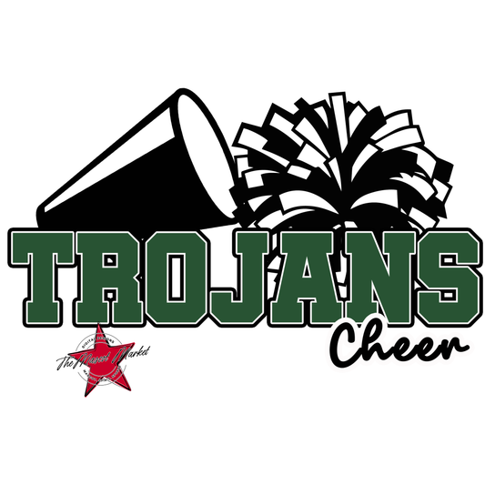 Trojans Varsity Cheer-Green