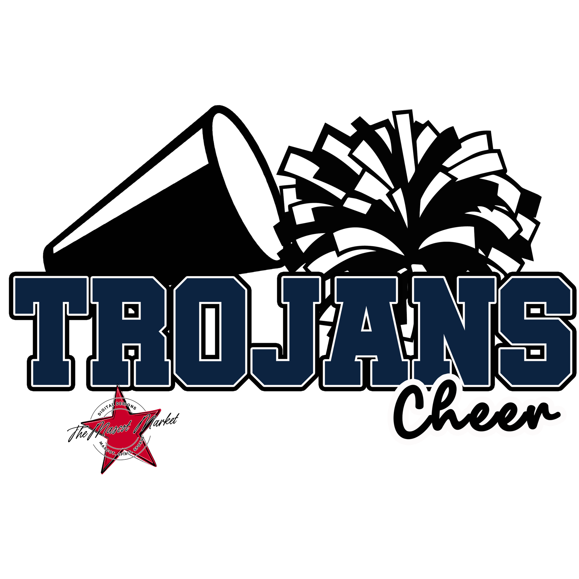 Trojans Varsity Cheer-Navy
