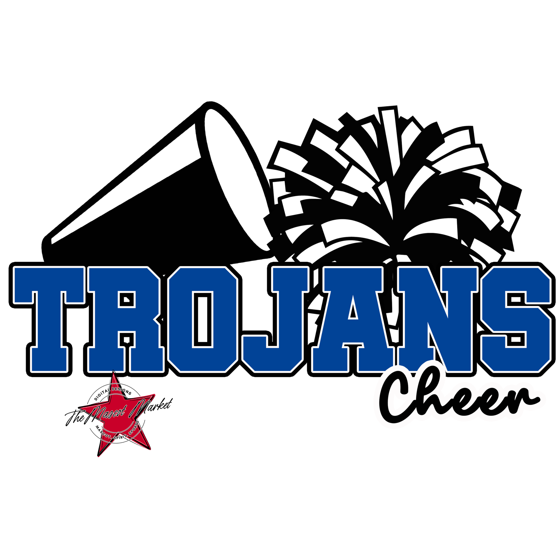 Trojans Varsity Cheer-Off Blue