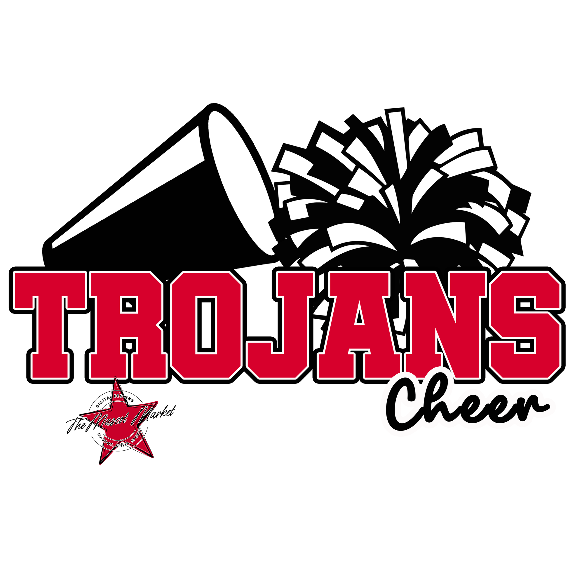 Trojans Varsity Cheer-Red
