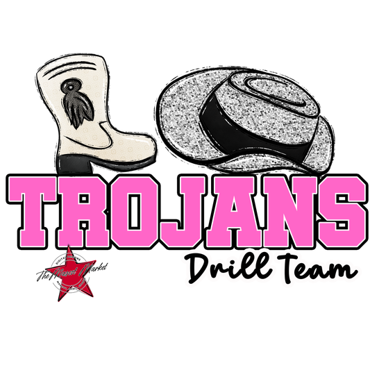 Trojans Varsity Drillteam-Baby Pink