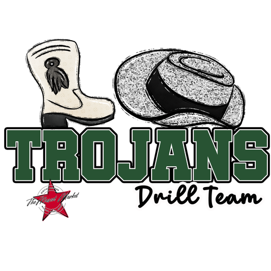Trojans Varsity Drillteam-Green