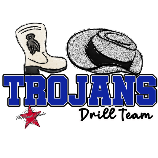 Trojans Varsity Drillteam-Royal Blue