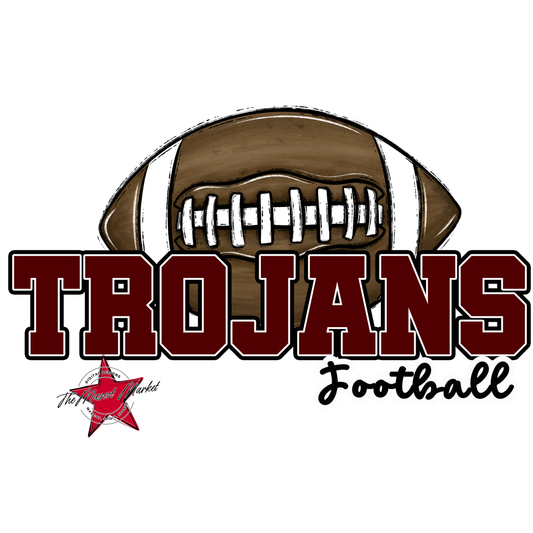 Trojans Varsity Football-Maroon