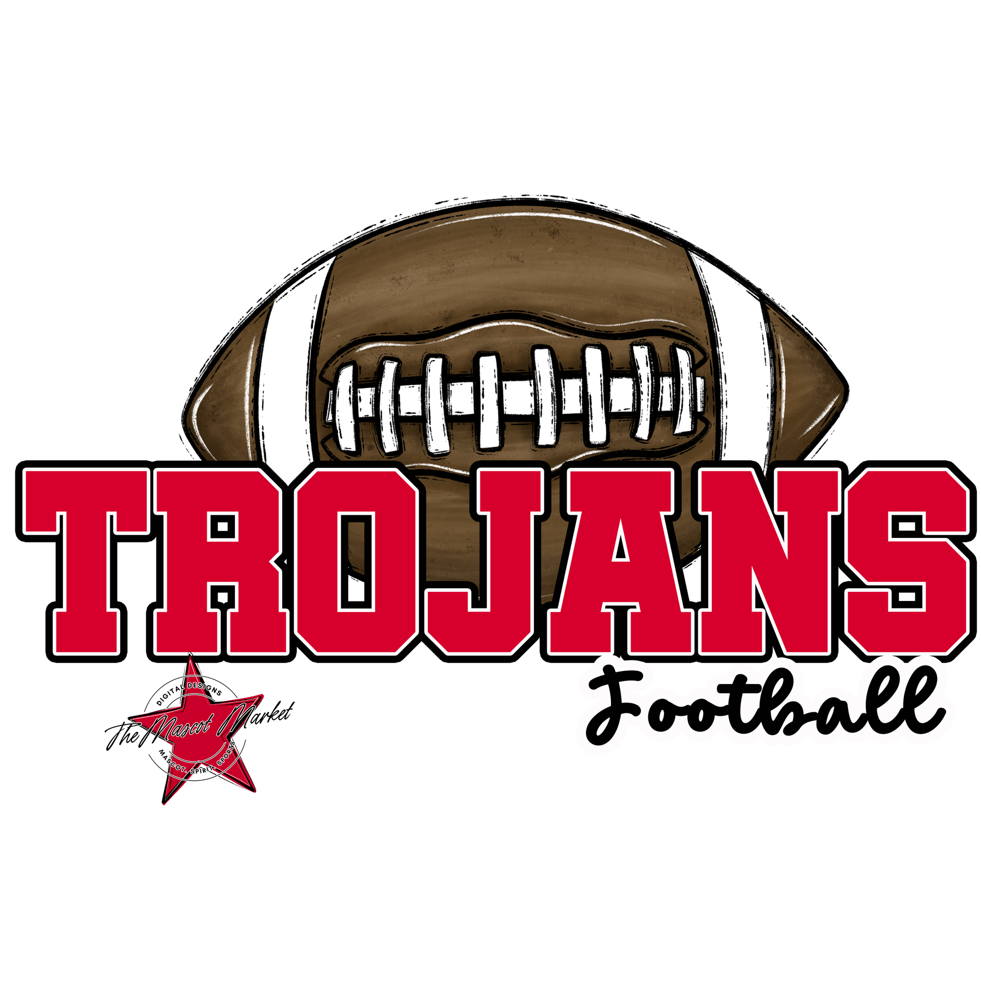Trojans Varsity Football-Red
