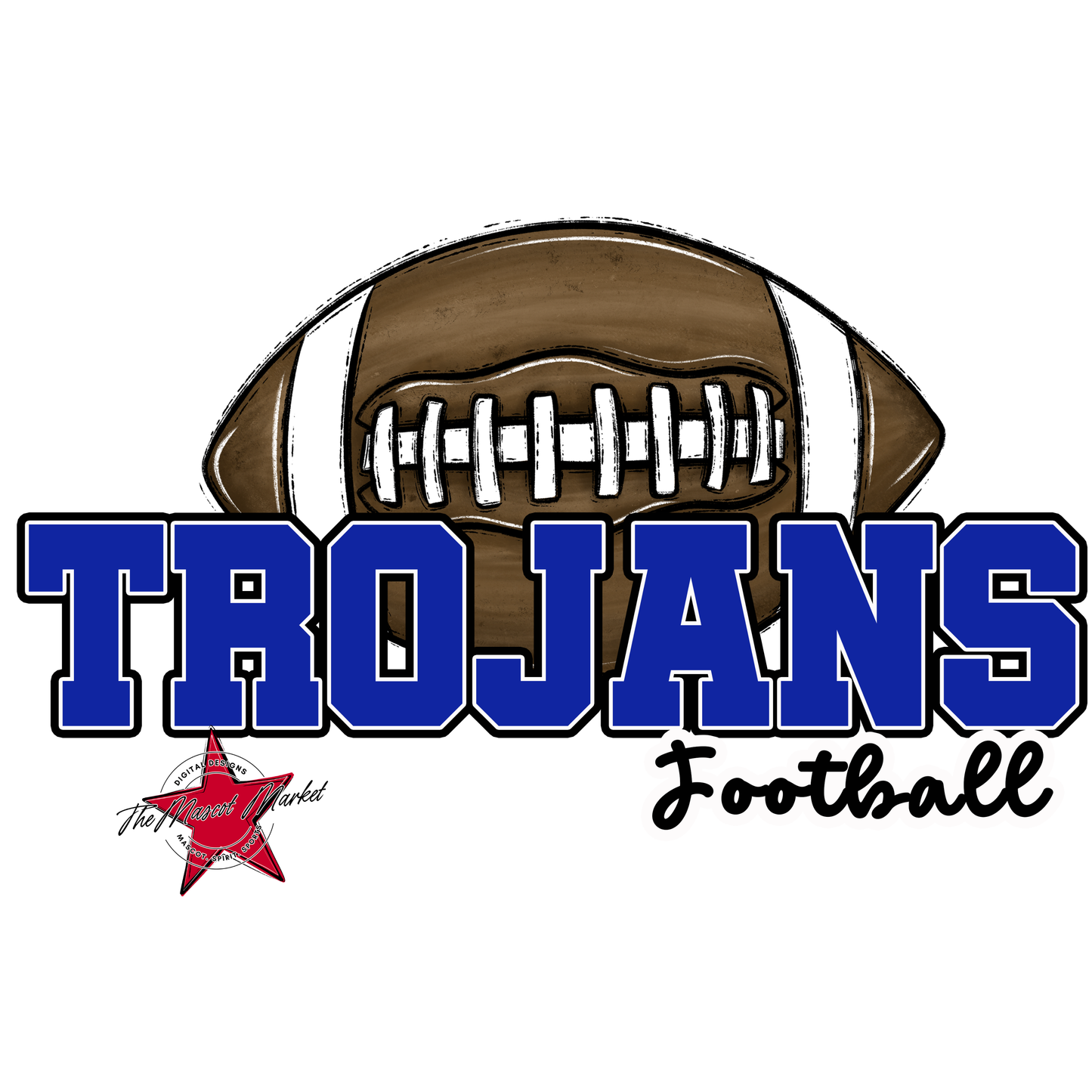 Trojans Varsity Football-Royal Blue
